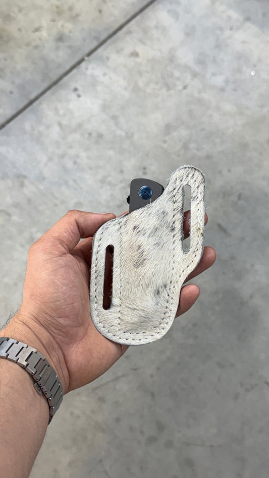 Cowhide Leather pancake sheath