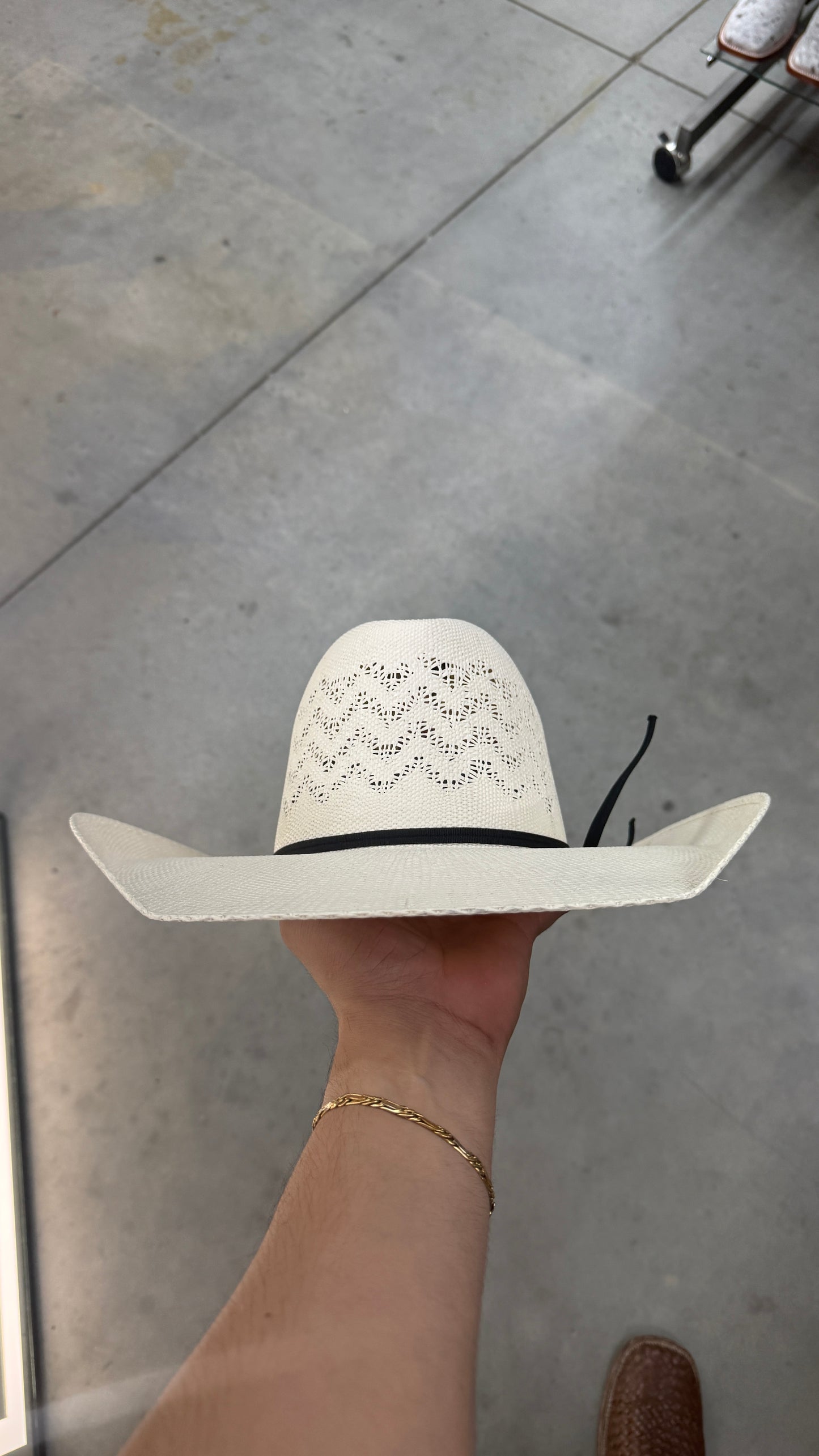 Bangora straw hat size 7 #0001