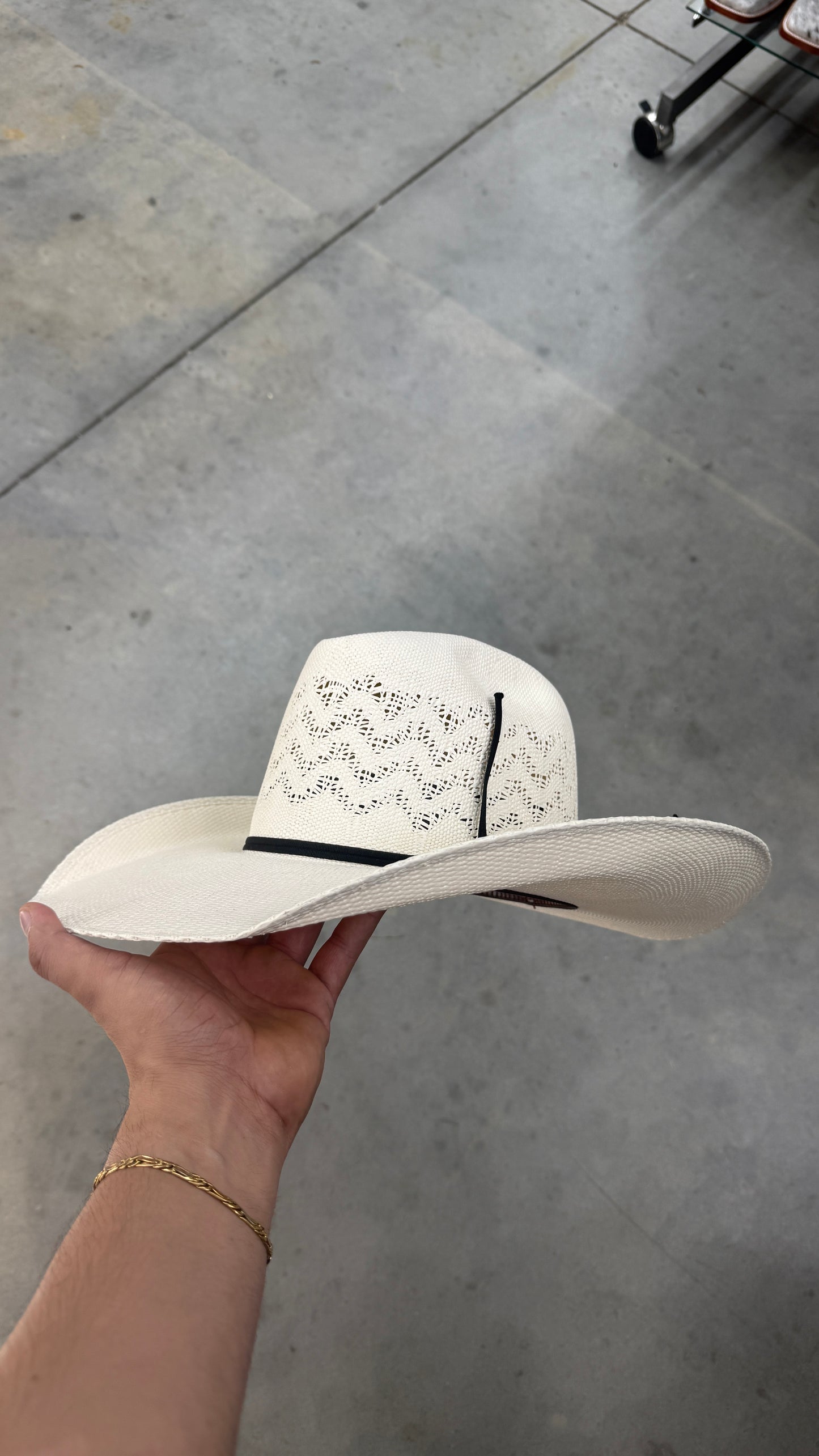 Bangora straw hat size 7 #0001
