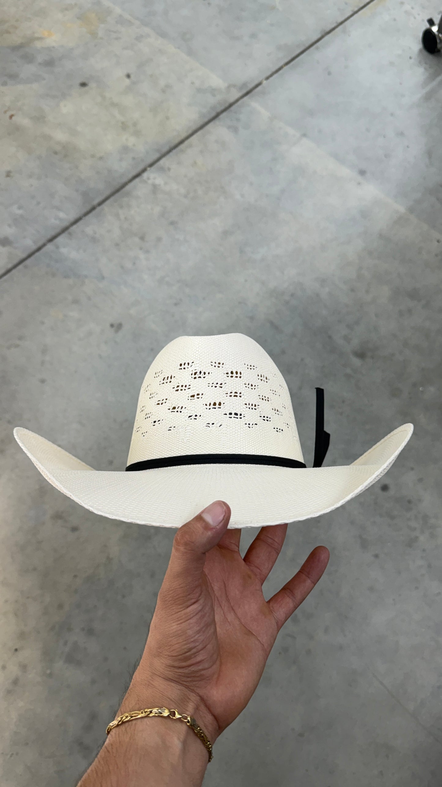 Bangora straw hat size 7 #0002