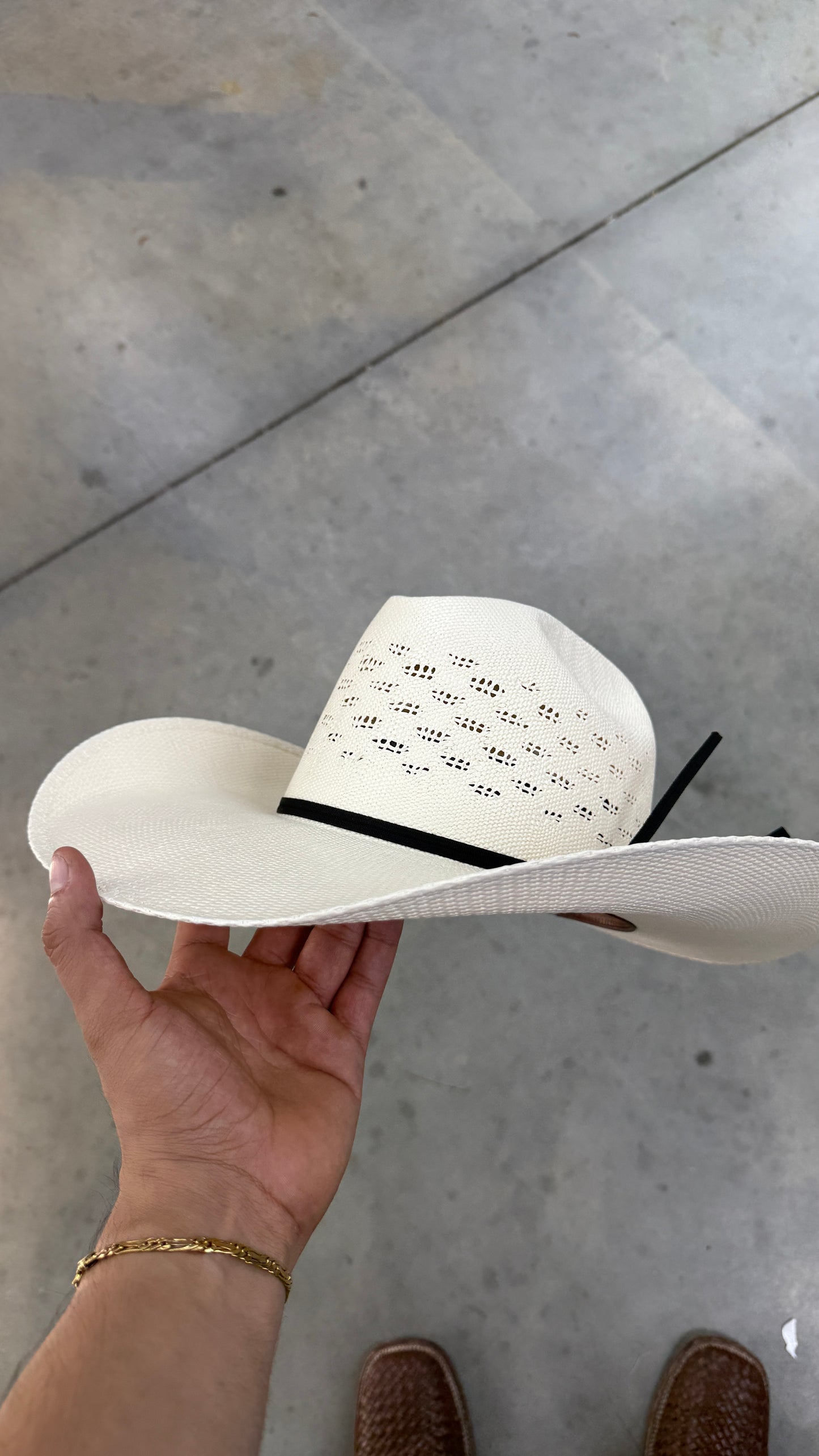 Bangora straw hat size 7 #0002