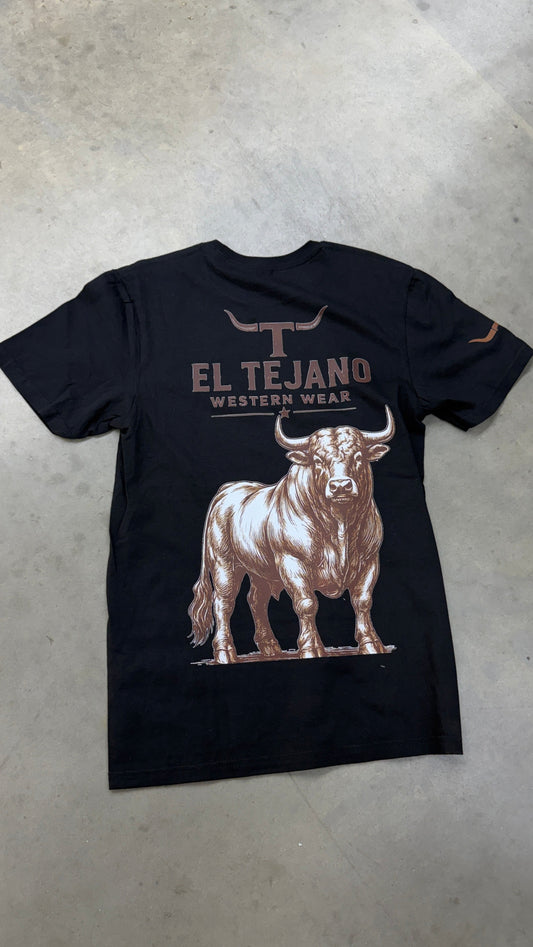 Black Short Sleeve "Toro" t-shirt